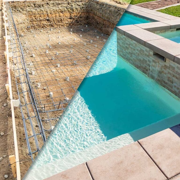 Cill Construction Toulon Bandol Hyères Construction Rénovation Aménagement extérieur piscine haut de gamme luxe avant après